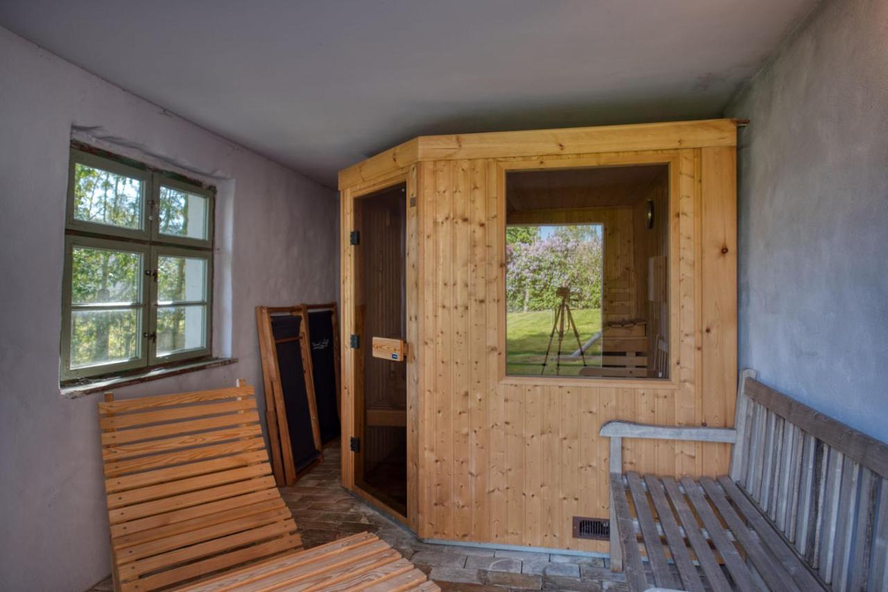 Traumhaff Denkmalgeschuetzter Amalienhof Sauna, Offener Kamin, Hund Ahlbeck  Esterno foto